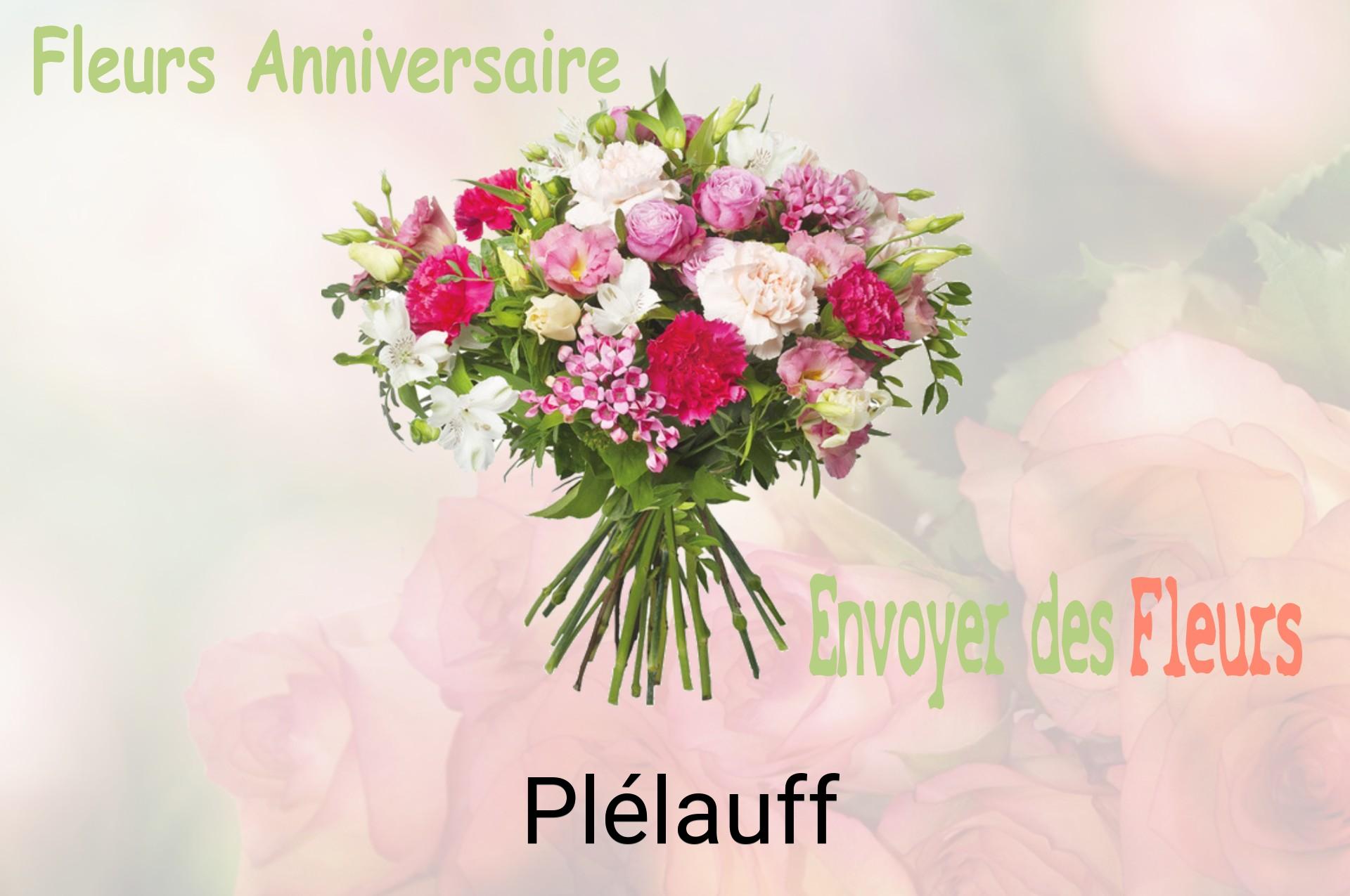 Bouquet de fleurs d’anniversaire livré à Plélauff
